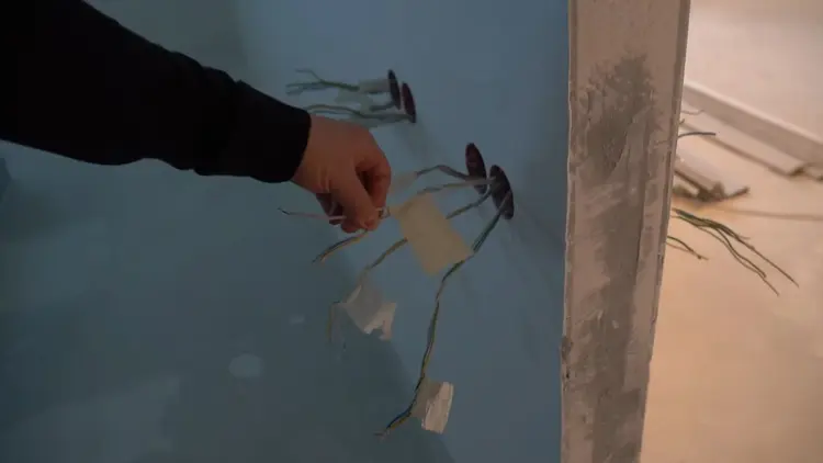 пробиркованные провода в электропроводке