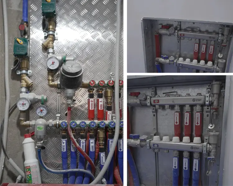 скрытый монтаж труб в санузле