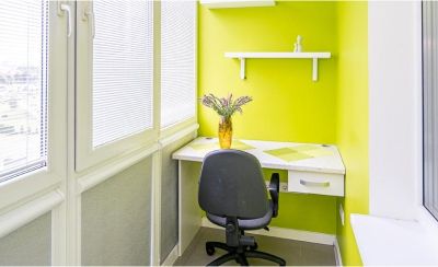 отделка балкона