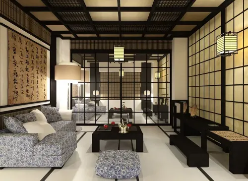 дизайн интерьера в японском стиле