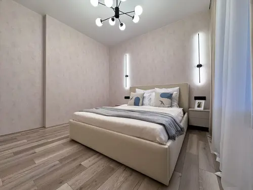 Отделка спальни в современном стиле фото 5