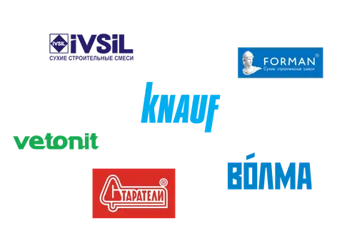 Бренды штукатурки