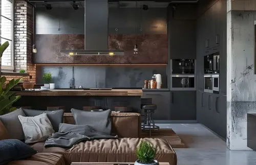 Индустриальная эстетика в интерьере