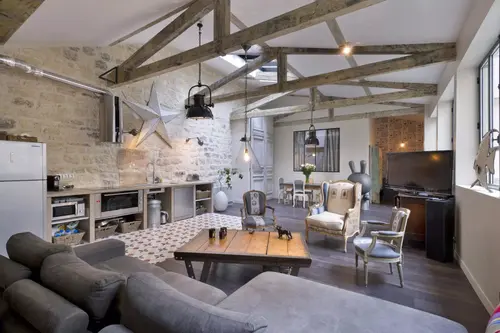 индустриальный дизайн интерьера