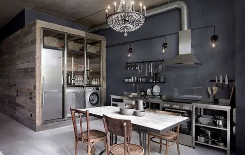 индустриальный ремонт кухни