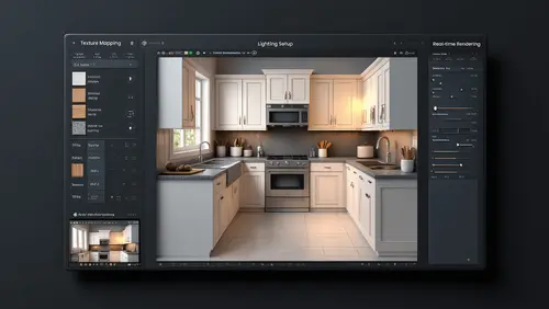 кухня дизайн проект 3d