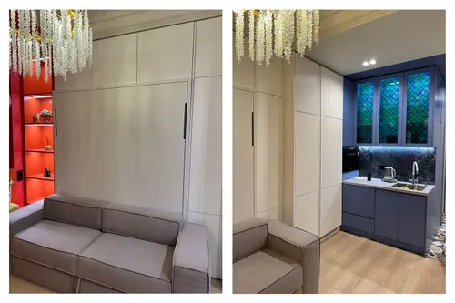 кухня-гостинная на 3 кв.м