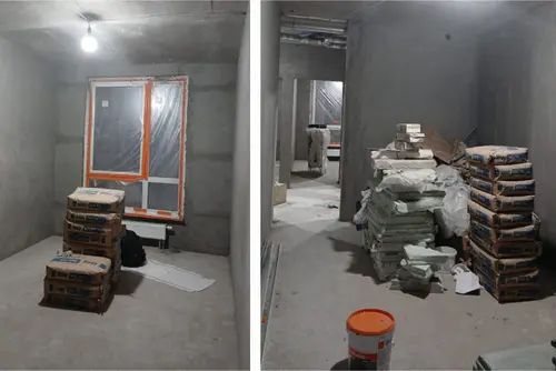 механизированная штукатурка стен в квартире