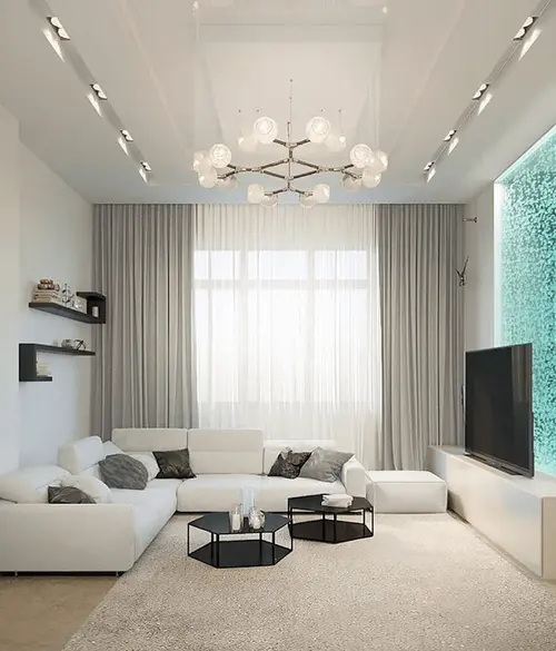 освещение зала в квартире