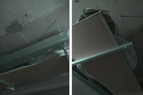 подвесная полка при ремонте квартиры