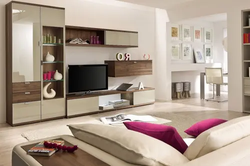 современный дизайн гостиной