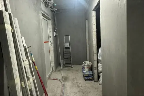 стены после механизированной штукатурки